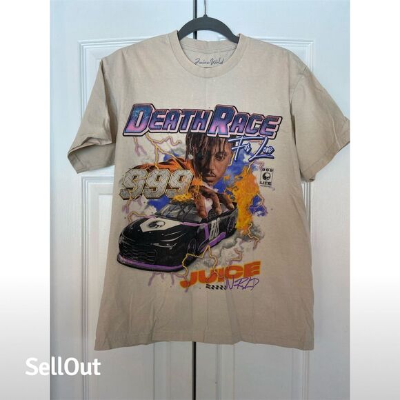 Unbranded Tops - Juice WRLD "Death Race for Love" Graphic T-Shirt Unisex Size M Multicolor
